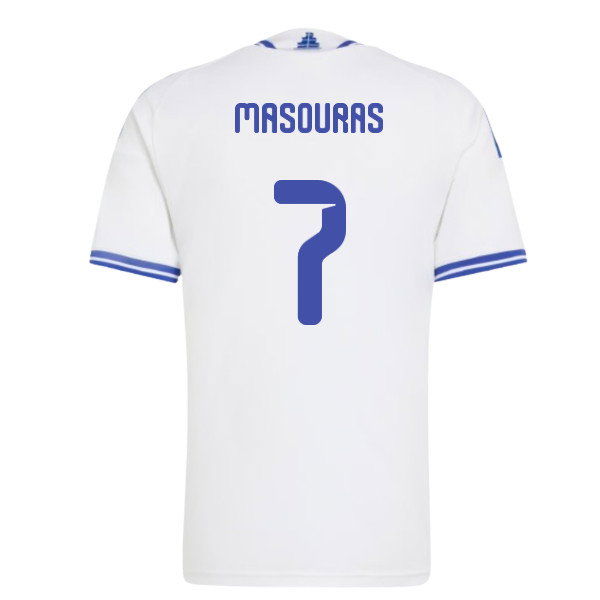 2026-2027 Greece Home Shirt (Masouras 7)-SoccerKits Hub | Buy Soccer Jerseys Online